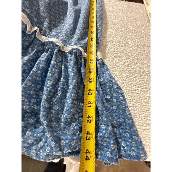 VTG Prairie Maxi Dress with Bonnet Cottagecore Pioneer Holly Hobby Costume - Picture 10 of 12